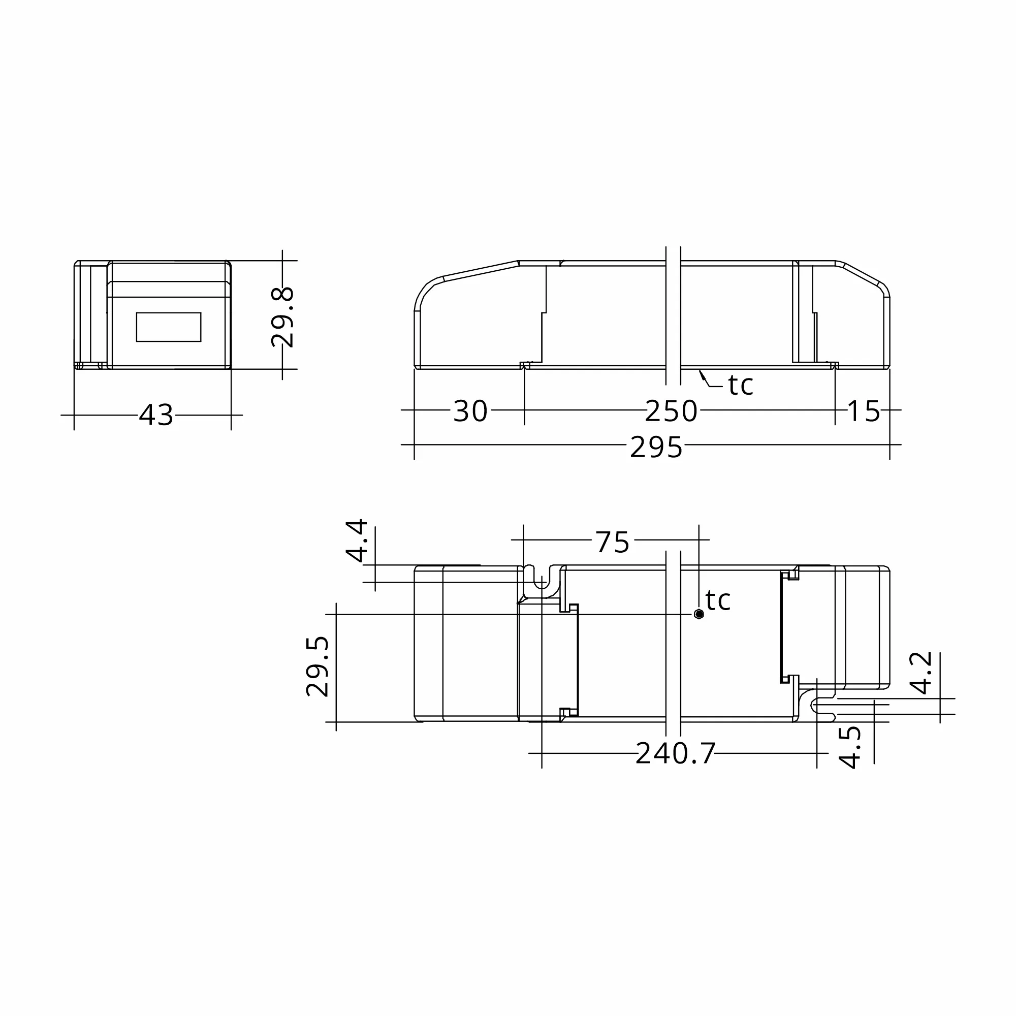 100W 48V SC SNC ESSENCE Constant Voltage LED Driver 87501096  Tridonic LC